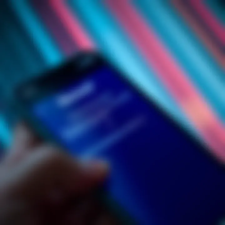 Close-up of a smartphone displaying the Revolut app with error messages and a crashing symbol, showing user frustration.