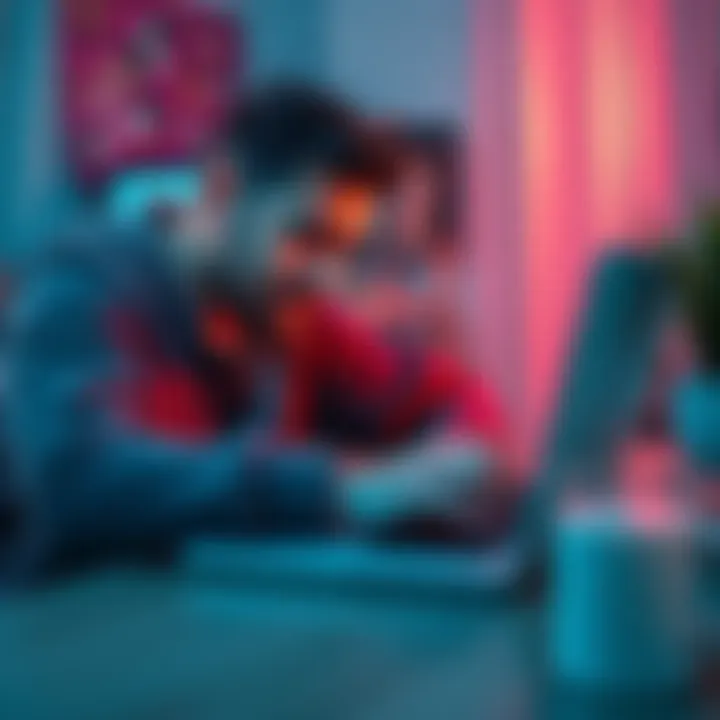 A frustrated user checking payment details on a laptop with a Revolut notification on screen