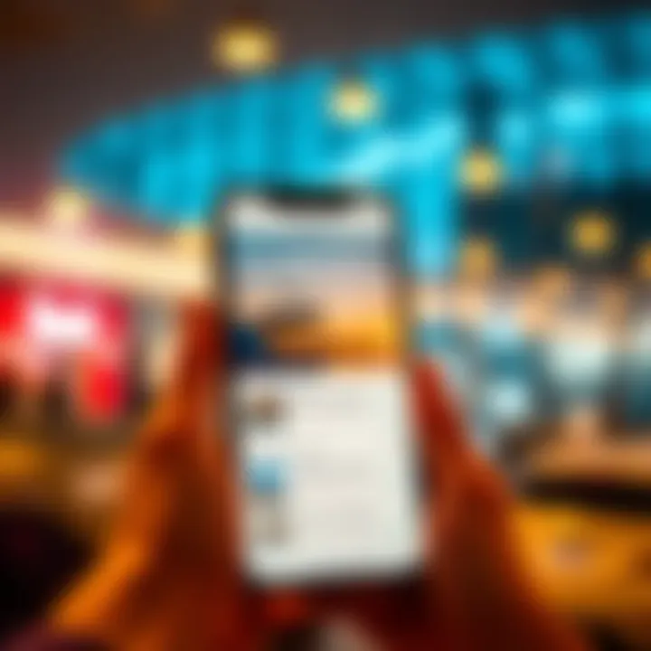 Revolut Premium Features A smartphone displaying the Revolut app showing premium features like airport lounge access and health insurance options.