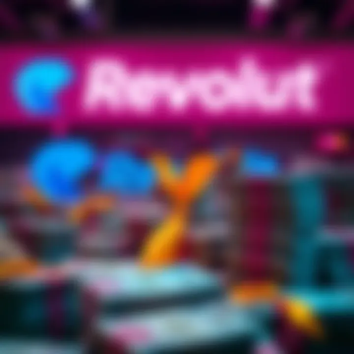 Revolut logo alongside stacks of cash and reward icons to depict the issue with unclaimed rewards after salary deposits