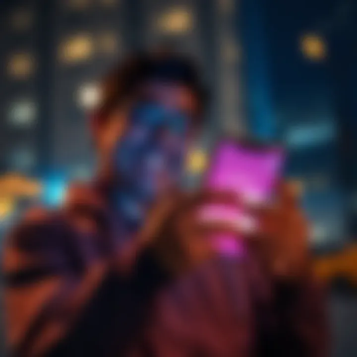 Revolut Salary Experience A person joyfully checking their phone with the Revolut app open displaying an early salary deposit