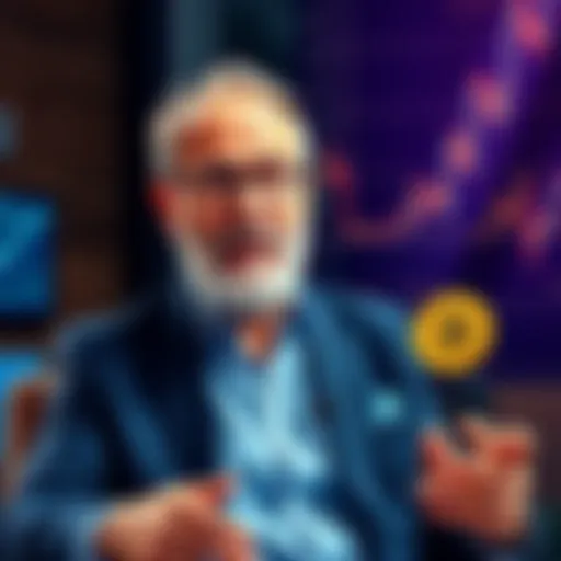 Ric Edelman, financial expert, speaking about the importance of cryptocurrency in investment portfolios