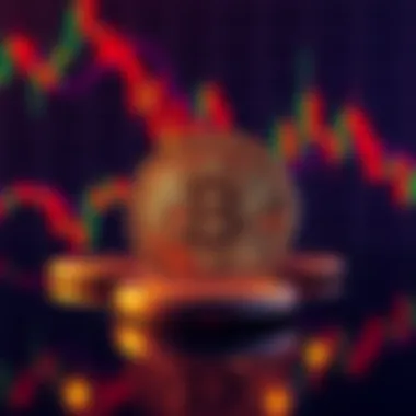 Ripple logo with coins representing the release of 1 billion XRP, set against a trading graph background