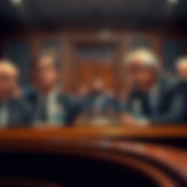 Ripple's CEO and former US regulators speaking at a Senate hearing about market structure issues