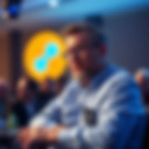 Ripple's CTO explaining flaws in Bitcoin's mining model at a conference