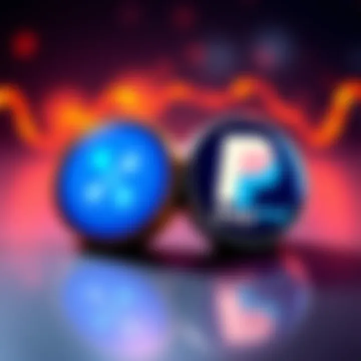 Logos of Ripple and PayPal side by side, symbolizing a potential acquisition