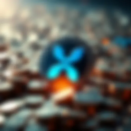 A graphic showing the Ripple logo and a large quantity of XRP coins being unlocked, symbolizing market impact.