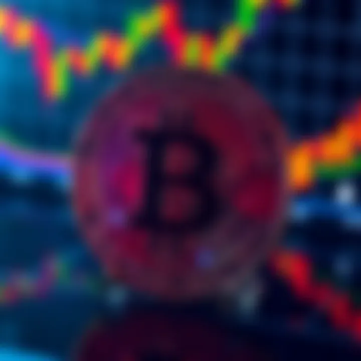 A digital representation of the $RLUSD cryptocurrency now available for trading on the Gemini platform with trading charts in the background.