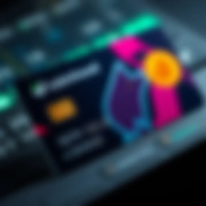A close-up of the Robinhood Dogecoin Card featuring the Dogecoin logo and cryptocurrency theme, symbolizing everyday spending with crypto.