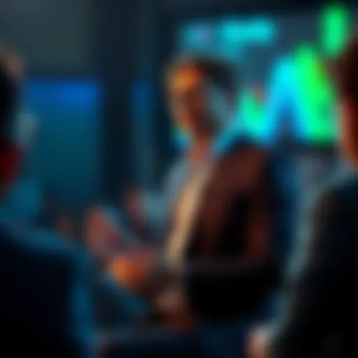 A Robinhood executive explaining the concept of tokenization in investing to an audience, highlighting its benefits for accessibility.