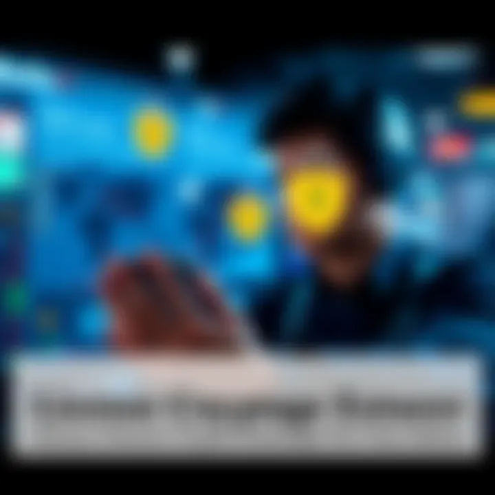 A person checking security features on a licensed crypto exchange website, highlighting safety measures like SSL certificates and licensing info.