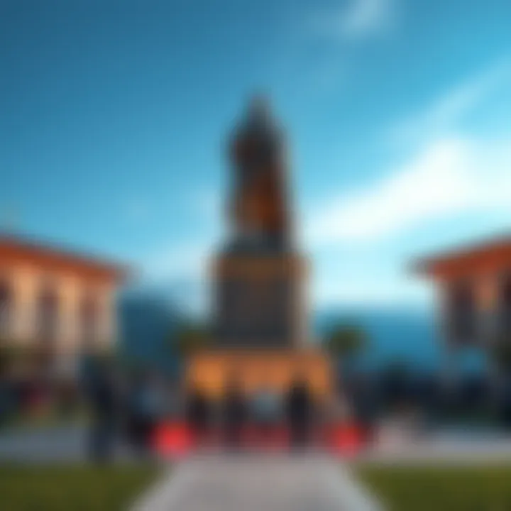 An outdoor view of the statue honoring Satoshi Nakamoto, with people gathered around in El Zonte