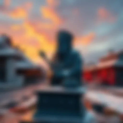 Satoshi statue located in Switzerland stands amidst changing market conditions, symbolizing the impact of cryptocurrency trends.
