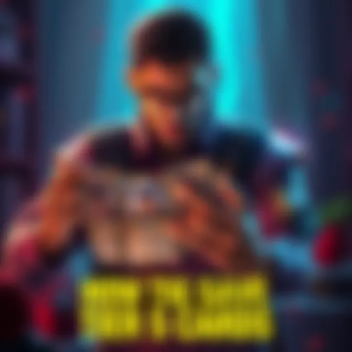 A player examining Tier 5 cards while planning for future use