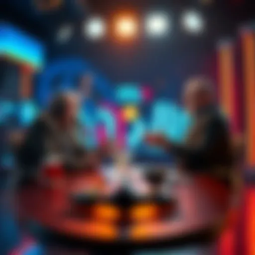 Michael Saylor and Joe Rogan discussing cryptocurrency in a studio setting