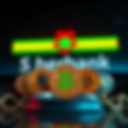 Sberbank logo with Bitcoin, Ether, and Tether icons representing new loan options