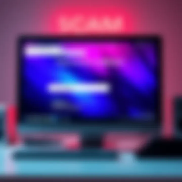 A computer screen displaying a scam website that appears when searching for 'Ledger' on Google, raising concerns among crypto wallet users.