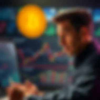 Scottie Pippen looking at charts and graphs related to Buttcoin market trends