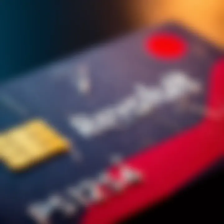 A close-up of a scratched Revolut card, highlighting visible wear on its surface.