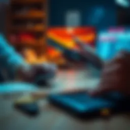 A person checking their cryptocurrency wallet on a phone while a second wallet is visible on the table, symbolizing enhanced security and asset management.