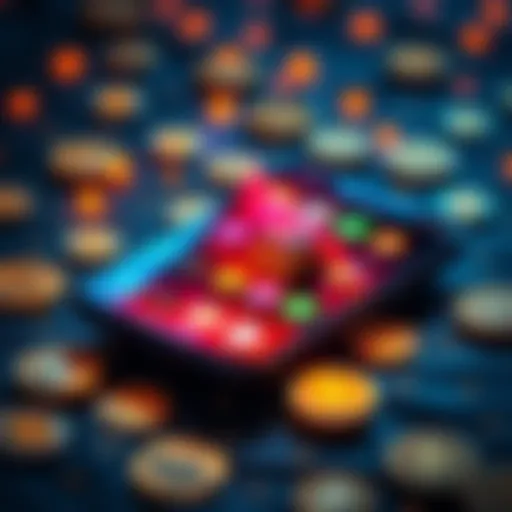 Secure Hot Wallets for Crypto A selection of hot wallet apps shown on a smartphone screen with cryptocurrency icons around it