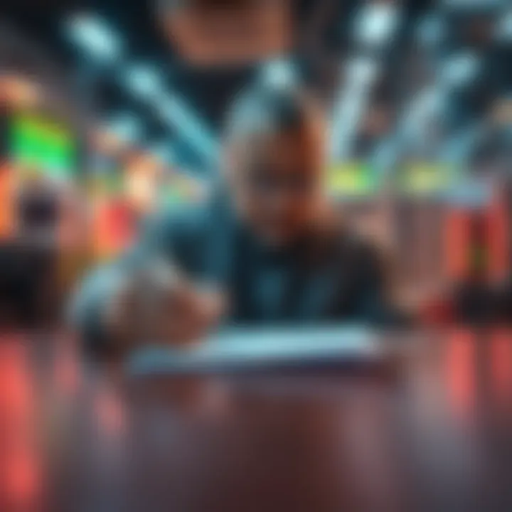 A person carefully writing down a seed phrase on paper in a secure environment, emphasizing the importance of keeping it safe.