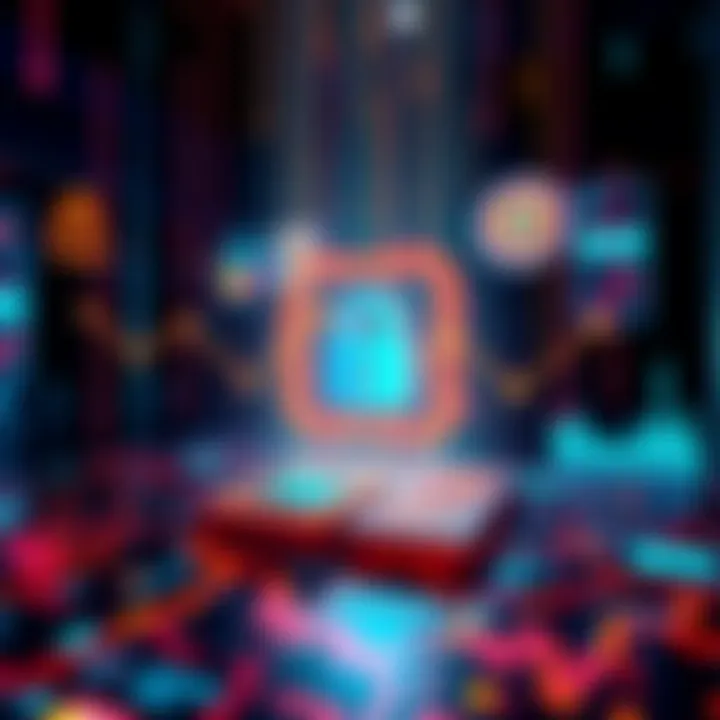 A visualization of a secure trading platform featuring encrypted connections and diverse trading options for everyday people.