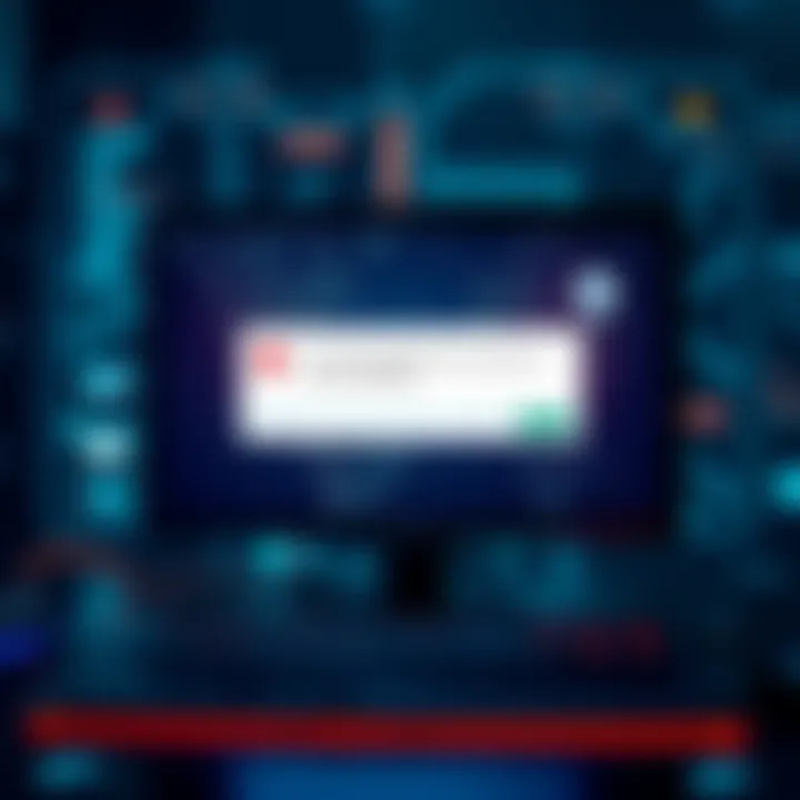 A computer screen displaying an error message while trying to add a secure email, indicating user frustrations.