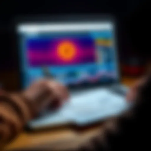 A person writing down a seed phrase on paper next to a laptop with a hot wallet interface open.