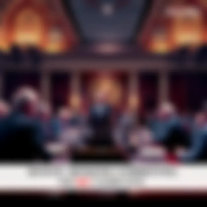 A tense moment during a Senate Banking Committee session, with committee members discussing the SEC chair nomination.