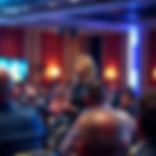 Senator Cynthia Lummis addressing an audience at a digital asset innovation conference, emphasizing the importance of clear regulations for technological advancement.