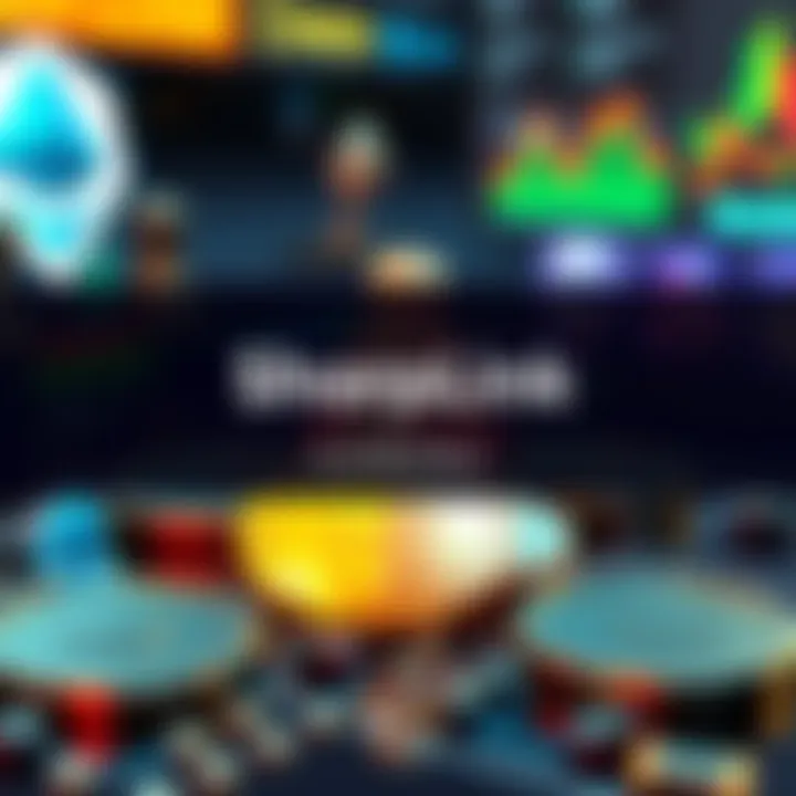 SharpLink Gaming logo overlaid on a graphic of Ethereum coins and gaming elements, representing the $517 million investment