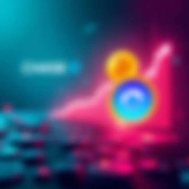 Graph showing a shift of funds from traditional banks to stablecoins, with icons representing Chase and Coinbase side by side.