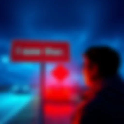 Sign Interpretation A person looking at a road sign with the phrase 'I Saw the Sign' on it, pondering its meaning.