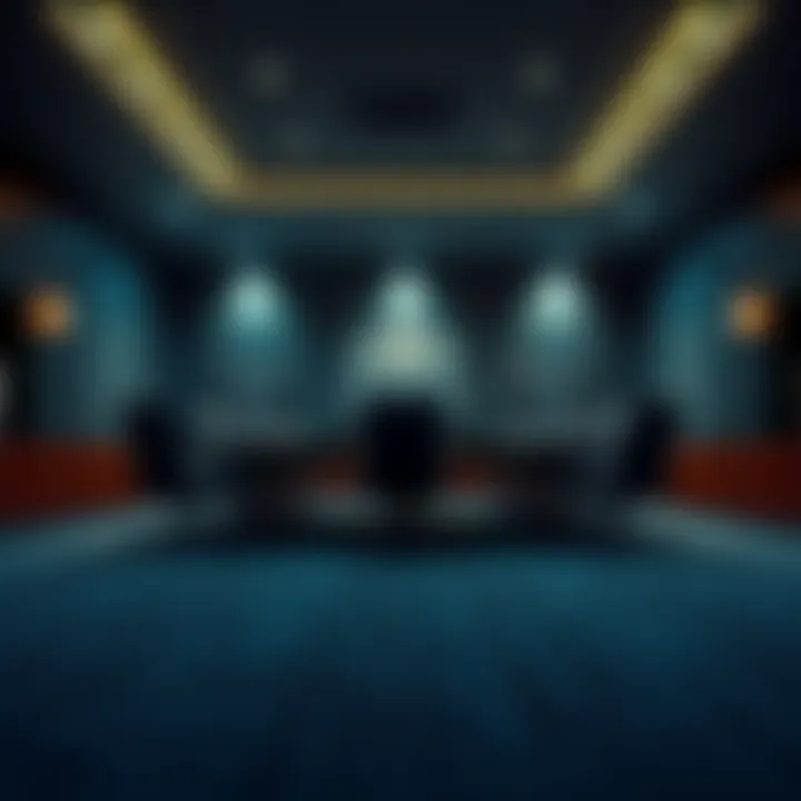 A quiet boardroom with empty chairs and a dimly lit table, suggesting a pause in activity at Hoge Leadership.