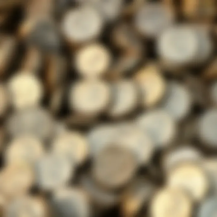 A collection of unsearched 90% silver dimes including Barbers, Mercuries, and Roosevelts, showcasing their shine and value in a bulk lot.