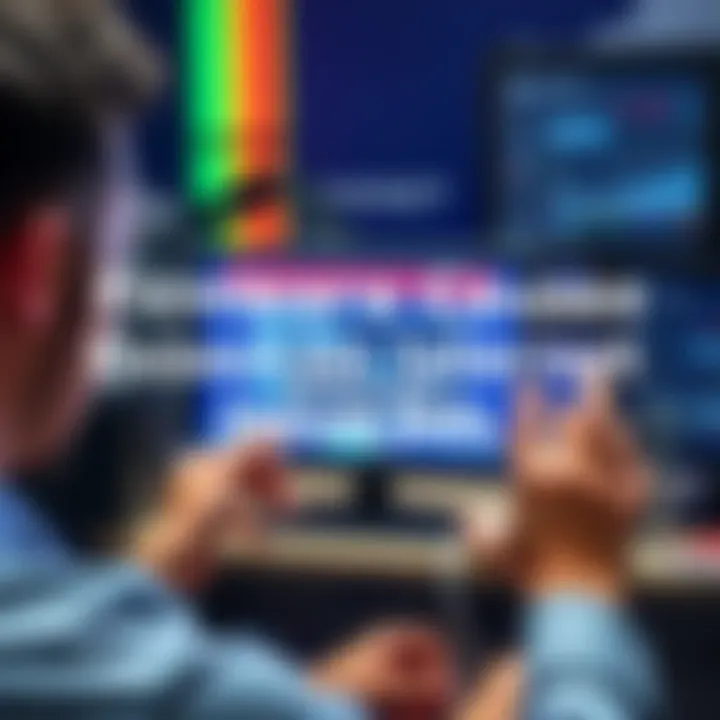 Person frustrated with slow internet speeds on a computer, showing a LAN connection problem after a firmware update.