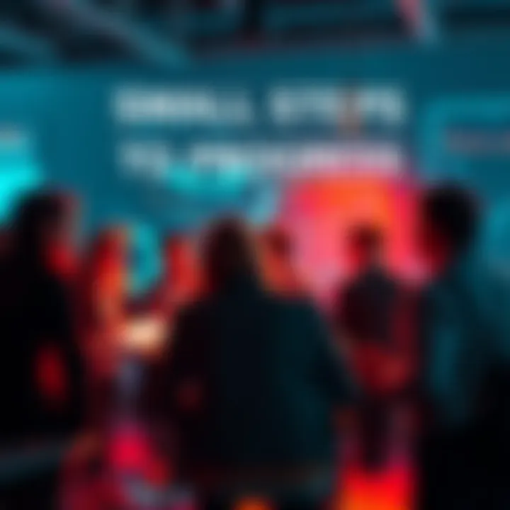 A group of people engaging in a discussion, highlighting recent small advancements in various sectors, symbolizing progress and innovation.