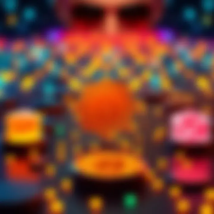 Solana Blockchain Growth A visual representation of the Solana blockchain celebrating its record transactions with icons representing DeFi, trading, and gaming.