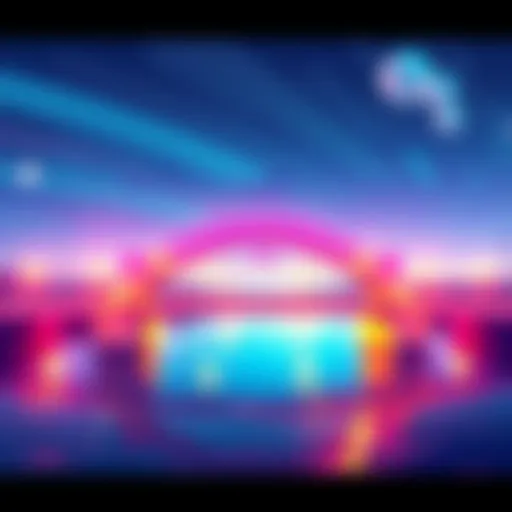 A digital illustration of a Solana bridge connecting two platforms symbolizing easy asset transfer. The scene highlights seamless transactions and minimal fees.