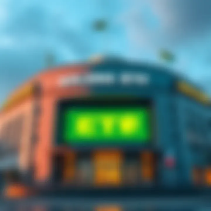 A graphic representation of the Kazakhstan Stock Exchange displaying the new Solana ETF listing with cryptocurrency symbols.