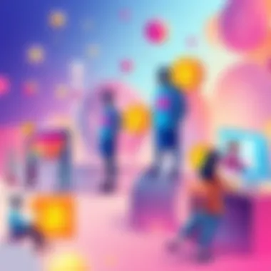 An illustration showing various Solana lending platforms with SOL and SPL tokens, highlighting user interactions and experiences.