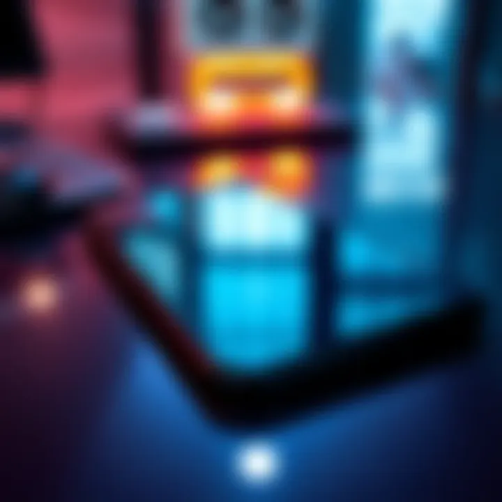 Close-up of a Solana Seeker phone showcasing its sleek design and display, ideal for DeFi users.