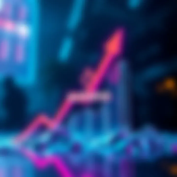 Solana Cryptocurrency Surge Graphic showing Solana logo with an upward trend arrow representing its 24-hour gains in the market
