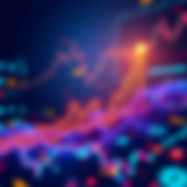 A graphic showing Solana as the top blockchain for tokenized stocks, with upward trending charts and stock icons