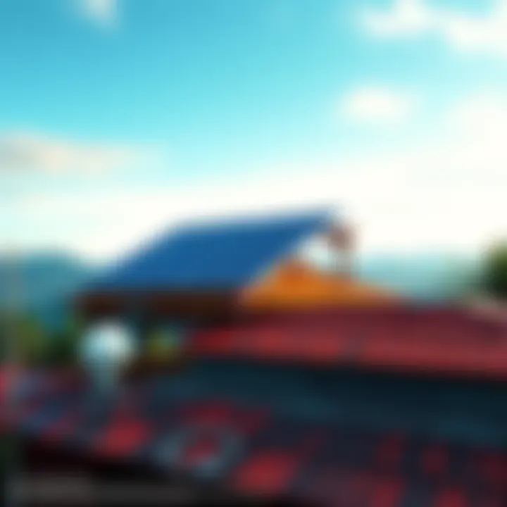 A rooftop with solar panels installed, providing renewable energy in Vietnam