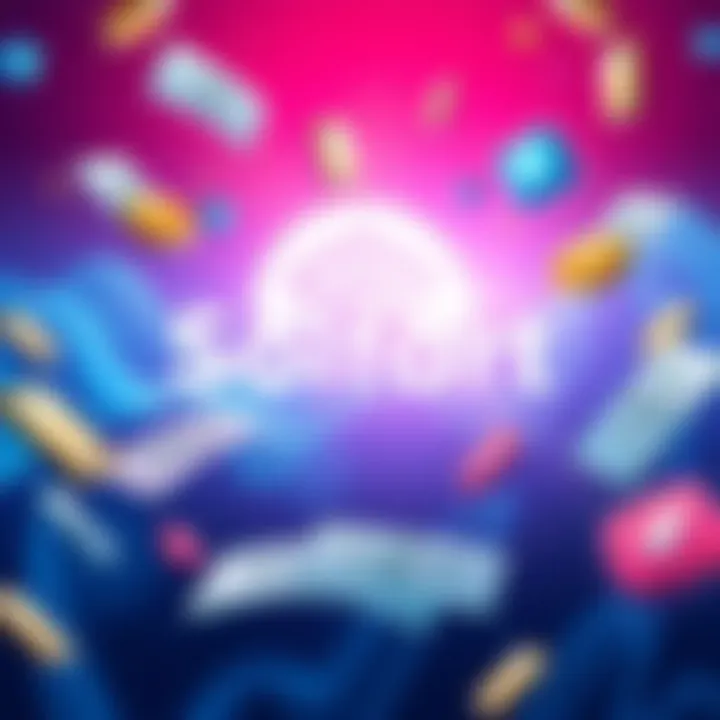 Illustration showing the Solfart logo with money symbols and Central Exchange icons to represent the successful presale and upcoming listings.