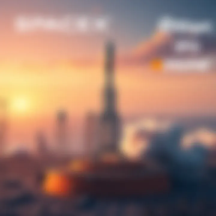 A digital illustration of a SpaceX rocket preparing for launch on the Solana platform, with the logos of @joinrepublic and @Bitget IPO Prime in the background.