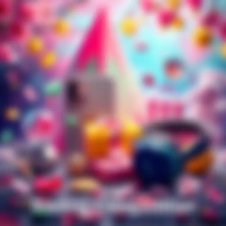 Spring Trading Competition A vibrant graphic showcasing a spring theme with trading symbols and prizes including an iPhone, GoPro, and headphones