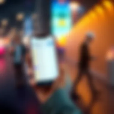 Staking Ethereum without 32 ETH A person holding a smartphone showing ETH staking options with various coin amounts on the screen